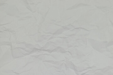 White wrinkled art paper background for design your texture concept.