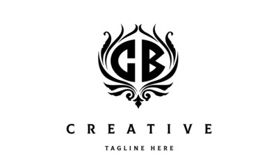 CB circle luxury latter logo vector