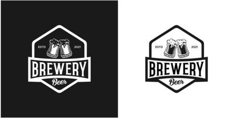 vintage beer badge logo inspiration