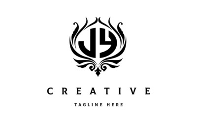 JY circle luxury latter logo vector