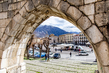 Piazza Garibaldi a Sulmona