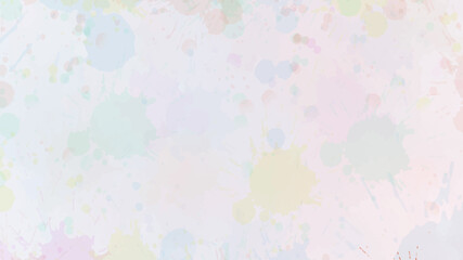 Color pastel splashes Sample Surface for your design. Gradient background texture is blurry. Love poly consisting