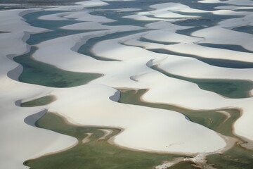 View of Lencois Maranhenses National Park, Brazil