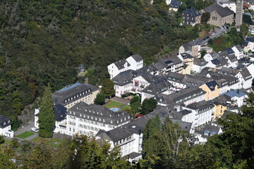 Blick über den Kurort Bad Betrich in der Eifel