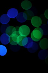 lights effects isolated on black backgrounds