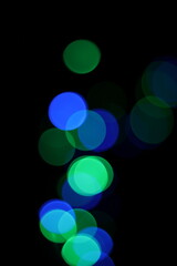 lights effects isolated on black backgrounds