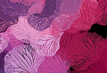 Light Purple, Pink vector texture with abstract forms.