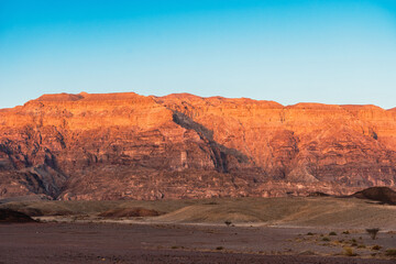 Scenic mountain view in Timna National Park, Arava Valley. Israel.	