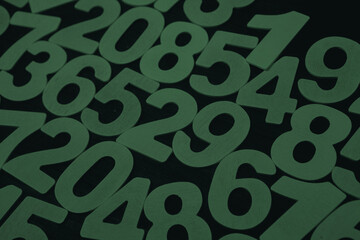 Background of numbers or seamless pattern with numbers.