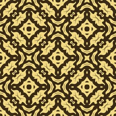 Luxury two colors pattern ornament background. Ethnic seamless ready for print