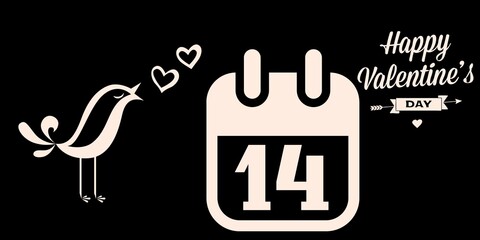 Romantic  stickers stock image 