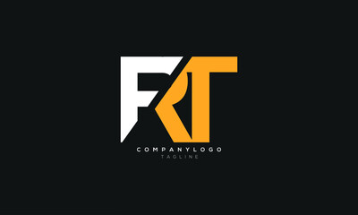 FT, FRT, TRF ,TR, Abstract initial monogram letter alphabet logo design