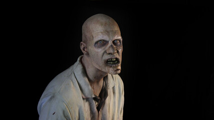 male zombie with mouth open #6