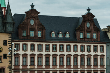 Fototapeta premium Frankfurt architecture and skyscapers.