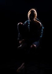 Beautiful modern girl