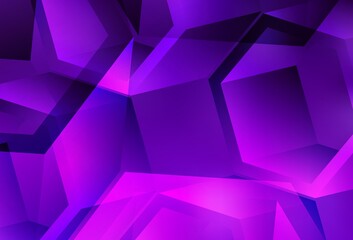Dark Purple, Pink vector layout with rectangles, triangles.