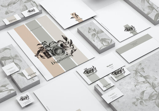 Stationery Set with Photo theme