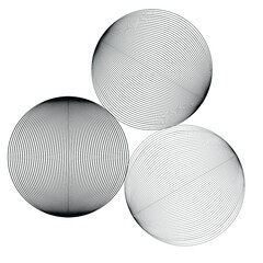 Lines in circle Form . Sphere Vector Illustration .Technology round Logo . Design element . Abstract Geometric shape .