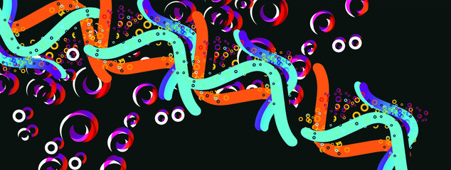 modern wave curve abstract presentation background. abstract modern graphic elements. colored shapes  and line.