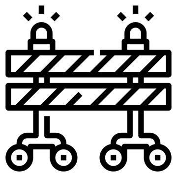recommend clip art: barrier line icon