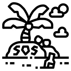 sos line icon