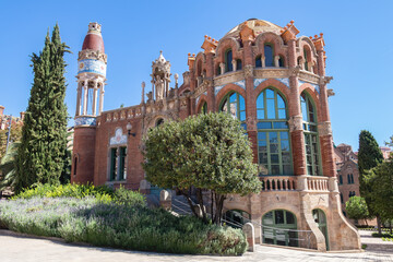 Hospital of the Holy Cross and Saint Paul (de la Santa Creu i Sant Pau) in Barcelona, Spain