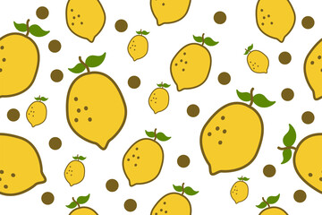 Lemon Seamless Pattern