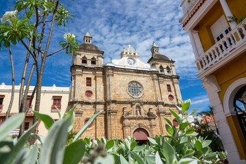 San Pedro Claver sanctuary in the walled city (Ciudad Amurallada) of Cartagena de Indias, Colombia