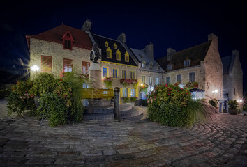 House of the French regime in old town of Quebec.