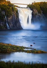 Fototapeta na wymiar Montmorency Falls near Quebec City
