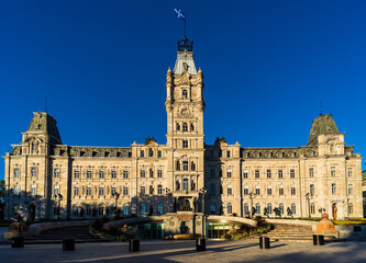 the parliament of the province of Quebec, in the city of Quebec. - obrazy, fototapety, plakaty