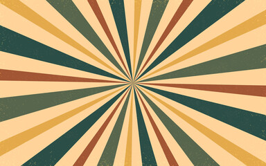 Retro seventies burst background