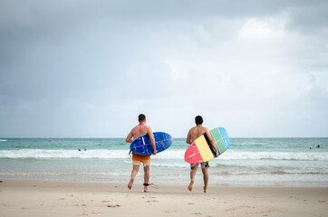 couple walking on the beach