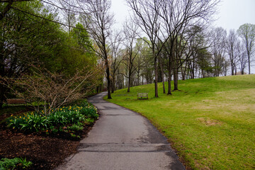 Trail in a Botanical Garden