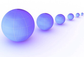 Fototapeta na wymiar Abstract 3D balls.