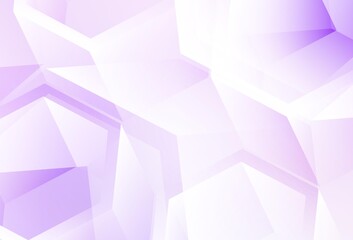 Light Purple vector texture with poly style with cubes.