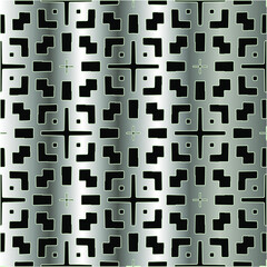 metal pattern on a black background. pattern for fabric, wallpaper, packaging. Decorative print.