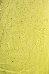 Wet awning from the rain.