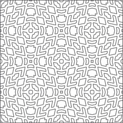 Vector pattern with symmetrical elements . Repeating geometric tiles from striped elements.Monochrome stylish texture.Black and 
white patterns for wallpapers and backgrounds.
