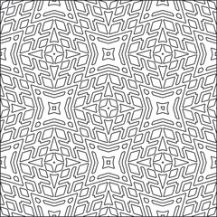 Vector pattern with symmetrical elements . Repeating geometric tiles from striped elements.Monochrome stylish texture.Black and 
white patterns for wallpapers and backgrounds.
