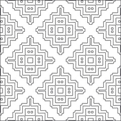 Vector pattern with symmetrical elements . Repeating geometric tiles from striped elements.Monochrome stylish texture.Black and 
white patterns for wallpapers and backgrounds.
