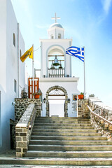 Entrance to the Panagia Spiliani monastery on the island of Nisyros