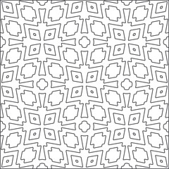  Vector pattern with symmetrical elements . Repeating geometric tiles from striped elements.