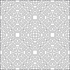 
Vector pattern with symmetrical elements . Repeating geometric tiles from striped elements.