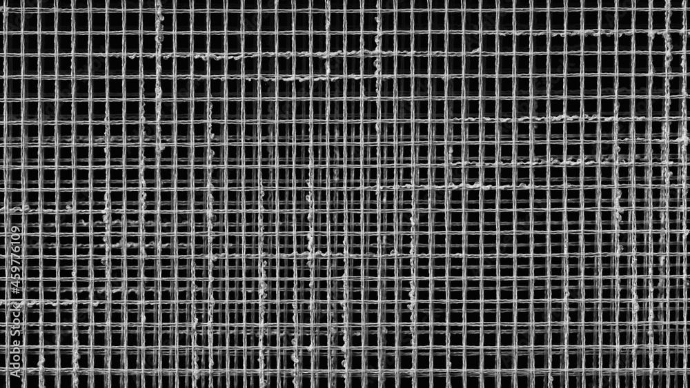 Poster black fabric texture background. detail of canvas textile material.