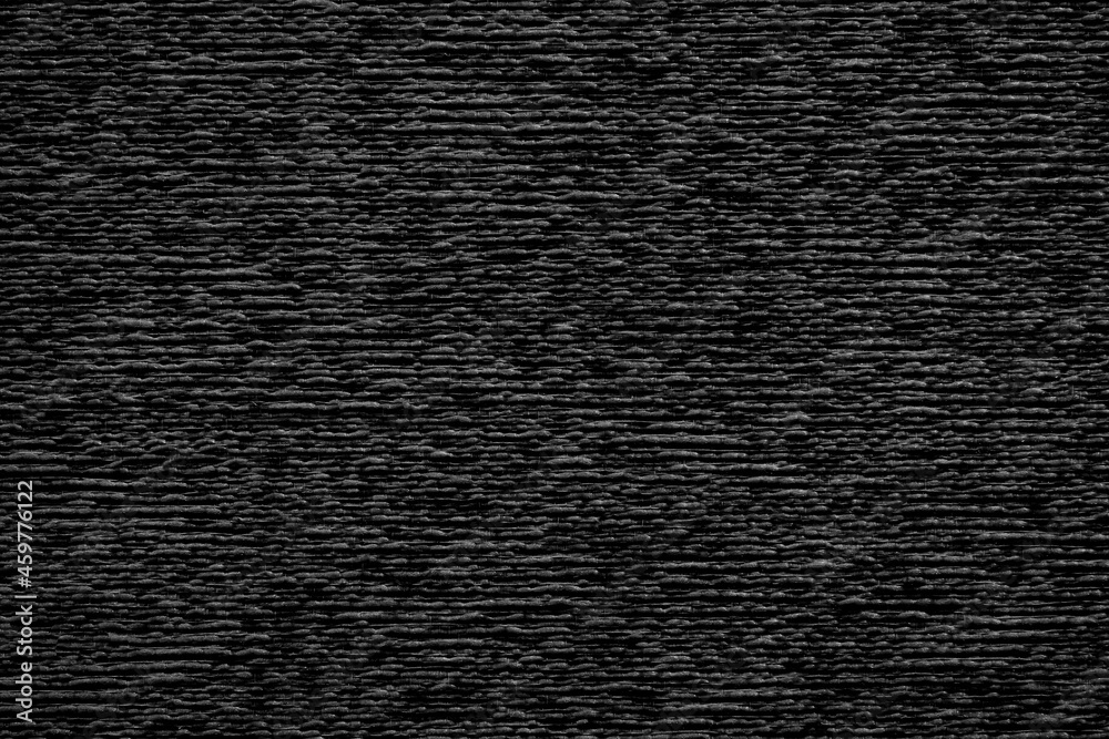 Poster black fabric texture background. detail of canvas textile material.