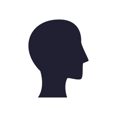 silhouette head icon