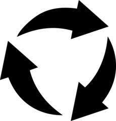 recycle symbol icon. Recycling icon. recycle symbol. recycle black vector icons. eco friendly and environmental management symbols