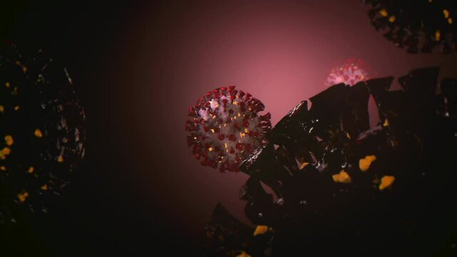 Coronavirus CG Animation Acute Respiratory Syndrome