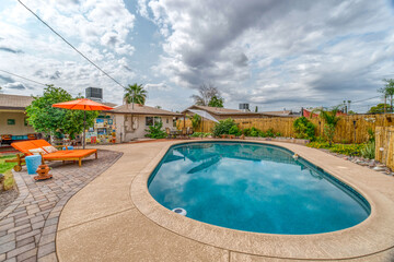 Luxury Arizona backyard